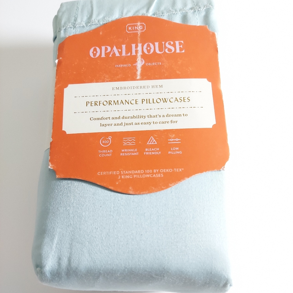 Opal House king size pillowcase set